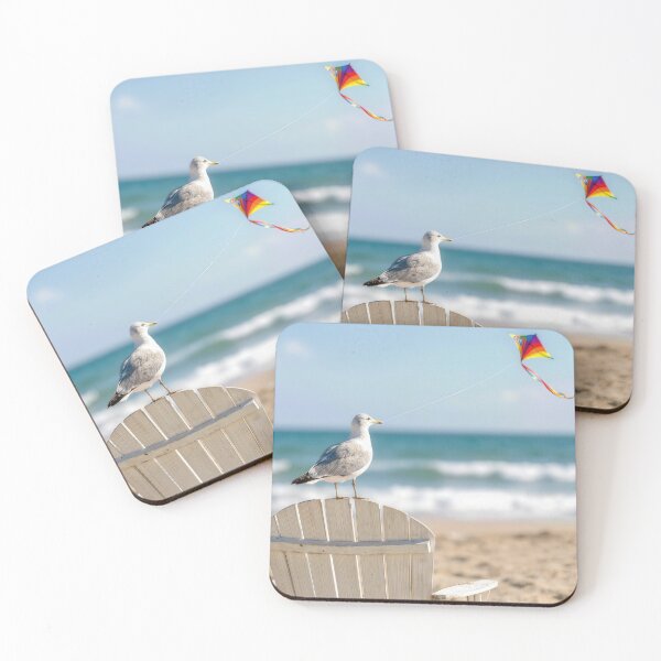 Item preview, Seagull Flying a Kite designed and sold by Maria Dryfhout.