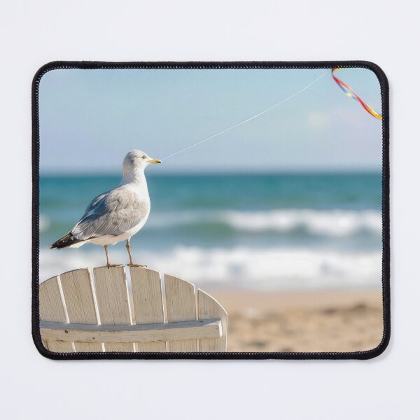 Item preview, Seagull Flying a Kite designed and sold by Maria Dryfhout.