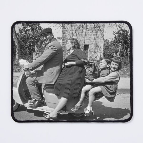 Item preview, Italian Family On Scooter designed and sold by vintagevivian.