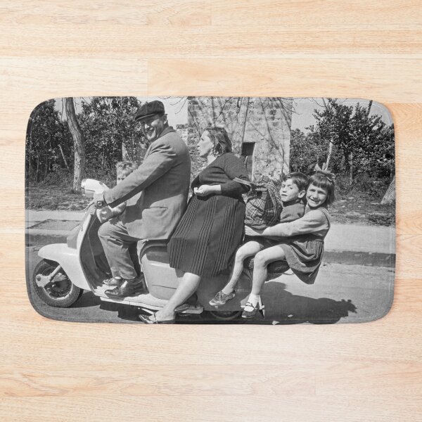 Item preview, Italian Family On Scooter designed and sold by vintagevivian.