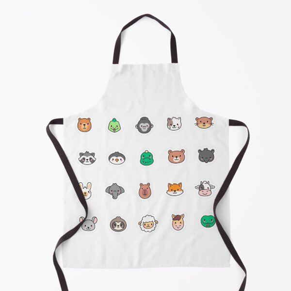 Item preview, Cute Kawaii Animals Sticker Pack Alpaca Frog Monkey Sheep Cartoon Aesthetic designed and sold by ZYNORAworld.