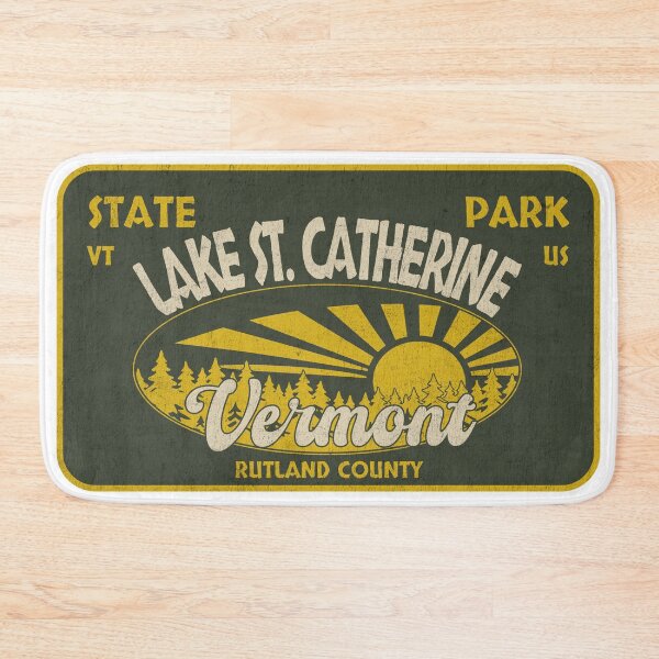 Item preview, Lake St. Catherine State Park, Rutland County, Vermont, badge design designed and sold by Wanderful-roads.