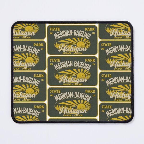 Item preview, Meridian-Baseline State Park, Ingham - Jackson, Michigan, badge design designed and sold by Wanderful-roads.