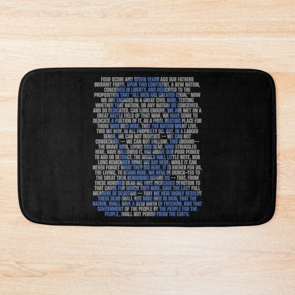 Item preview, Gettysburg Address Full Text - Abraham Lincoln USA Typography designed and sold by Ali-printshop.