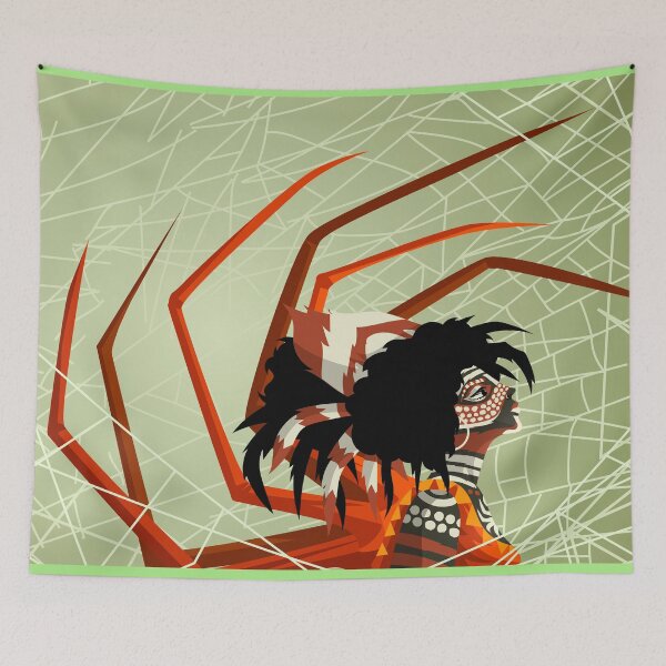 Item preview, anansi african dream goddess with spider legs designed and sold by matintheworld ( delcarmat ).