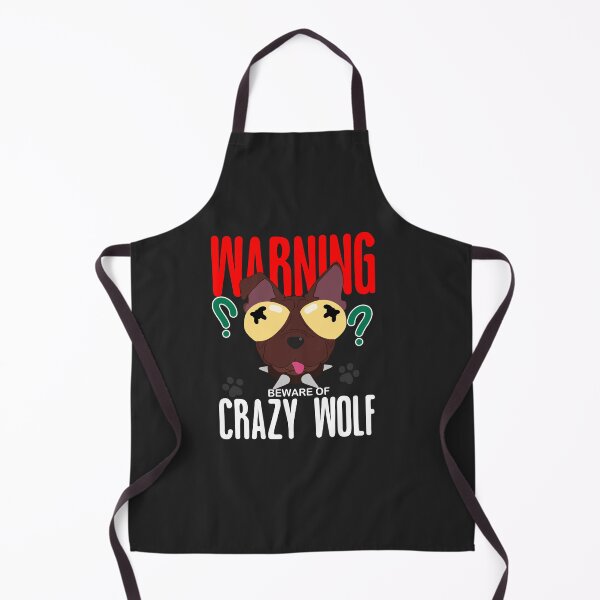 Item preview, Beware of Wolf (It’s Actually a Dog) Funny Warning Sign designed and sold by Crumbs with Friends.