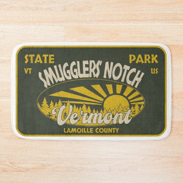 Item preview, Smugglers' Notch State Park, Lamoille County, Vermont, badge design designed and sold by Wanderful-roads.