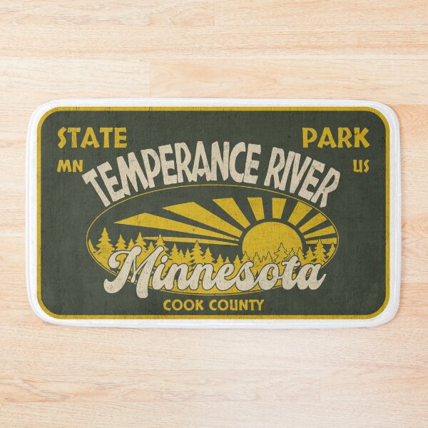 Item preview, Temperance River State Park, Cook County, Minnesota, badge design designed and sold by Wanderful-roads.