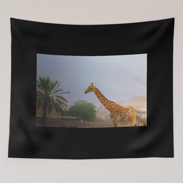 Item preview, Majestic Giraffe Portrait - African Wildlife & Savanna Nature Photography designed and sold by AbulailArt.