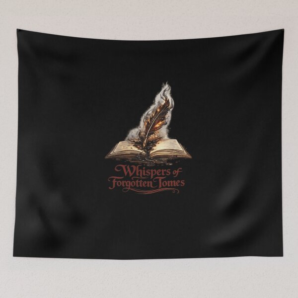 Item preview, Whispers of Forgotten Tomes – Dark Bookish Gothic Art – Book Lover T-shirt designed and sold by Final Chance Designs⭐️⭐️⭐️⭐️⭐️.