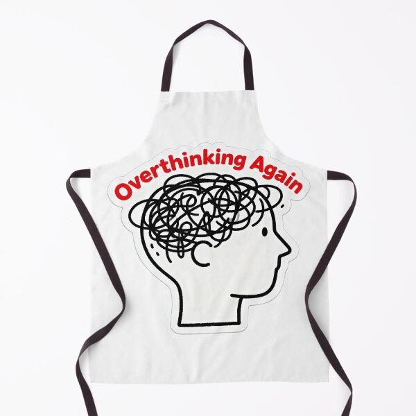Item preview, Overthinking Mind – Minimalist Head Doodle Anxiety Design designed and sold by Modefissi.