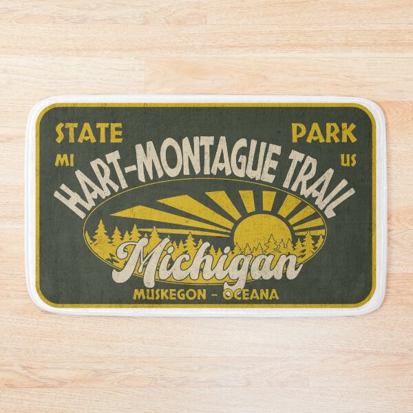 Item preview, Hart-Montague Trail State Park, Muskegon - Oceana, Michigan, badge design designed and sold by Wanderful-roads.