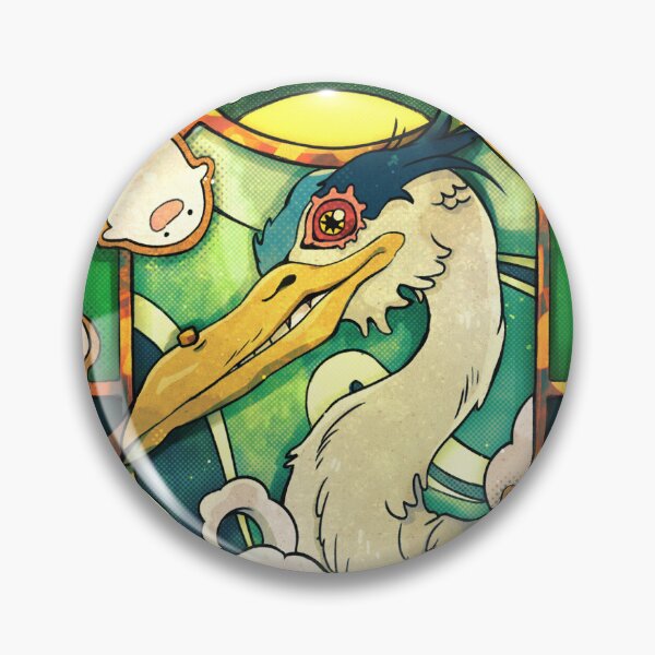 Artikelvorschau, The Boy and the Heron ghibli stained glass window design entworfen und verkauft von Kryomax_.