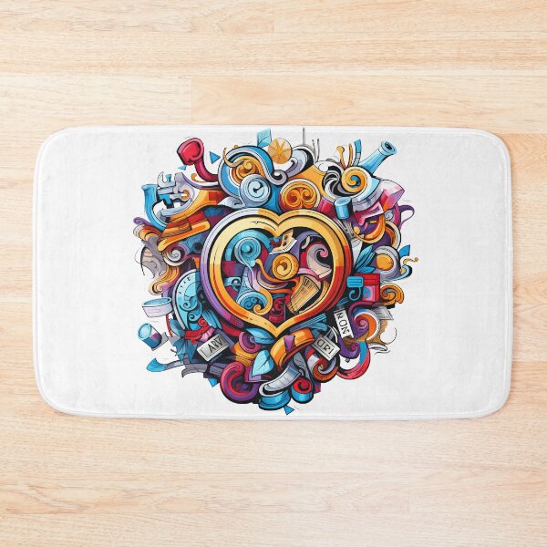 Item preview, Chaotic Mind Colorful Heart Overthinker Aesthetic Design designed and sold by CyfroweMysli.