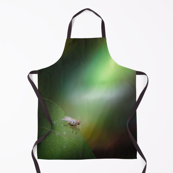 Item preview, Macro Fly Portrait - Nature Photography on Green Leaf with Bokeh designed and sold by AbulailArt.