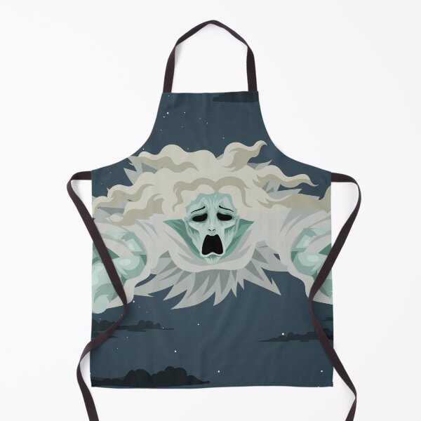 Item preview, terrifying banshee ghost flying and wailing in the night designed and sold by matintheworld ( delcarmat ).