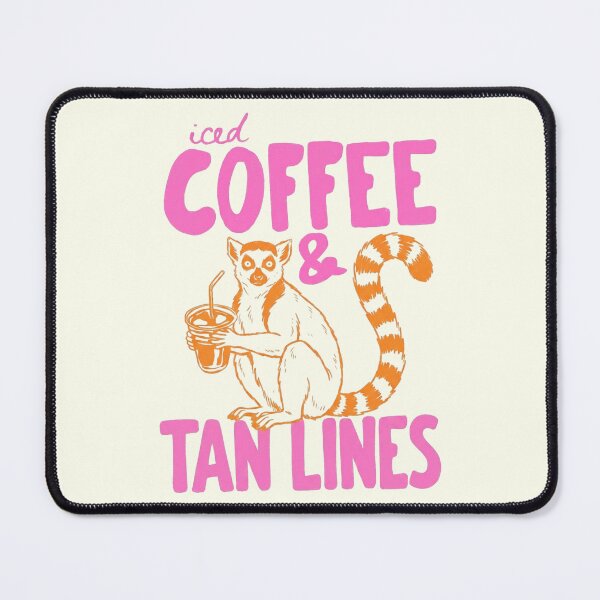 Item preview, Iced Coffee And Tan Lines, Summer Coffee Lover designed and sold by Windmill Wildflowers.