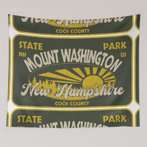 Item preview, Mount Washington State Park, Coös County, New Hampshire, badge design designed and sold by Wanderful-roads.