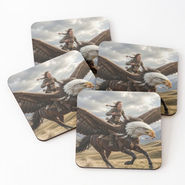 Item preview, Where Wind Meets Earth – Fantasy Ride Art designed and sold by TreatLLC.