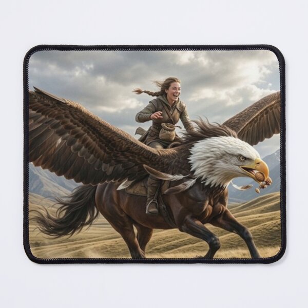 Item preview, Where Wind Meets Earth – Fantasy Ride Art designed and sold by TreatLLC.