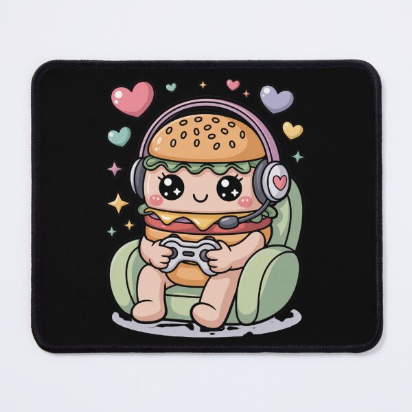 Item preview, Burger Gamer — No Pausing, No Sharing V22 designed and sold by DarylWelsh2024.