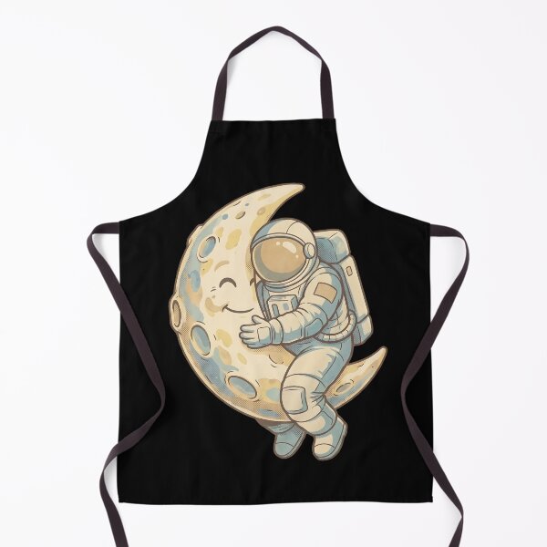 Item preview, Astronaut Hugging Moon Dreamy Cosmic Embrace designed and sold by MythicCotton.