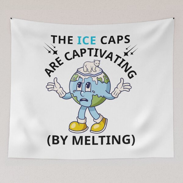 Item preview, The ice caps are captivating by melting designed and sold by waikibi ⭐⭐⭐⭐⭐.