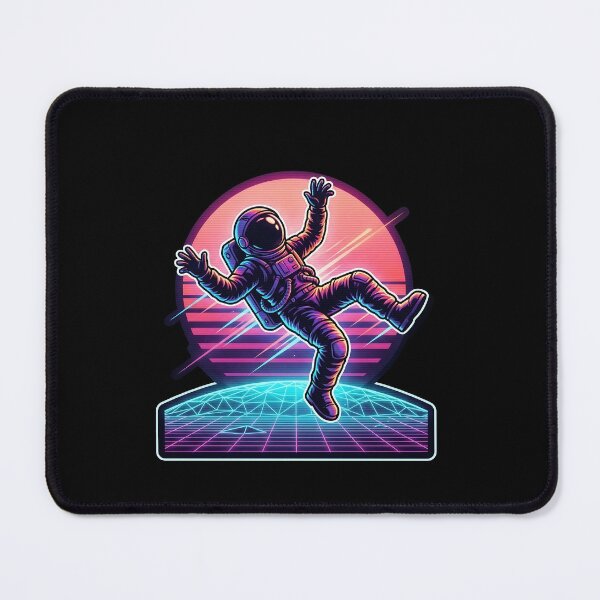 Item preview, Retro Futuristic Astronaut Neon Synthwave Drift designed and sold by MythicCotton.
