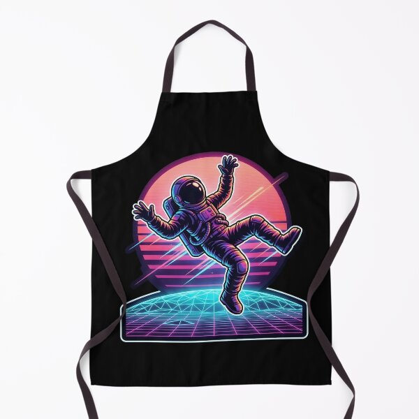 Item preview, Retro Futuristic Astronaut Neon Synthwave Drift designed and sold by MythicCotton.