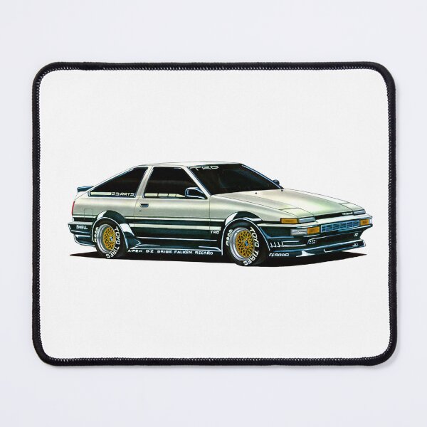 Item preview, Exclusive drawing modified legendary jdm car Initial D Toyota Sprinter Trueno AE86 GT-APEX 85 designed and sold by Cars23.