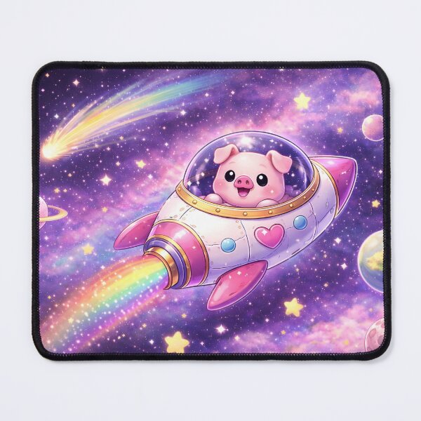 Item preview, Cute piggy space traveler designed and sold by Magic--nell.