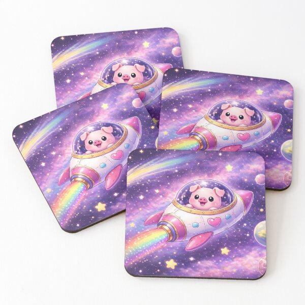 Item preview, Cute piggy space traveler designed and sold by Magic--nell.