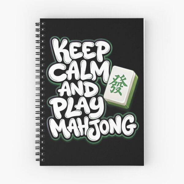Item preview, Keep Calm and Play Mahjong – Funny Minimal Tile Game Quote Design Gift for Mahjong lovers designed and sold by WearVerse440.