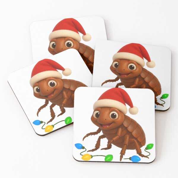 Item preview, Christmas Cat Flea designed and sold by Sillytoe.
