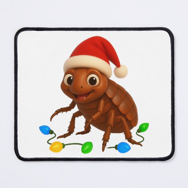 Item preview, Christmas Cat Flea designed and sold by Sillytoe.