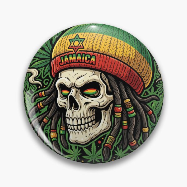 Item preview, Reggae Soul Skull — One Love designed and sold by Forward Thought.