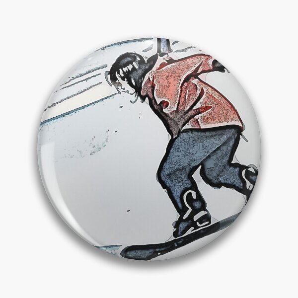 Item preview, Downhill Racer - Snowboarder Anime Art designed and sold by NaturePrints.