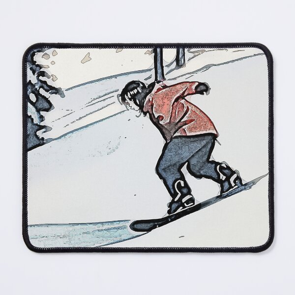 Item preview, Downhill Racer - Snowboarder Anime Art designed and sold by NaturePrints.