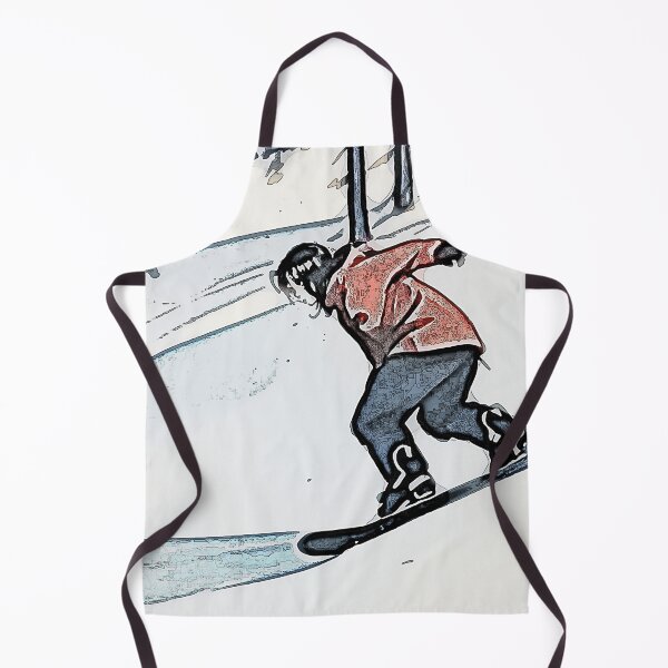 Item preview, Downhill Racer - Snowboarder Anime Art designed and sold by NaturePrints.