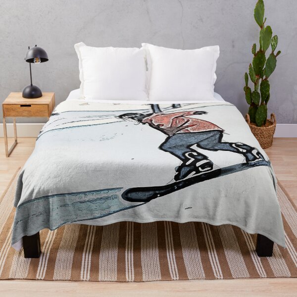 Item preview, Downhill Racer - Snowboarder Anime Art designed and sold by NaturePrints.