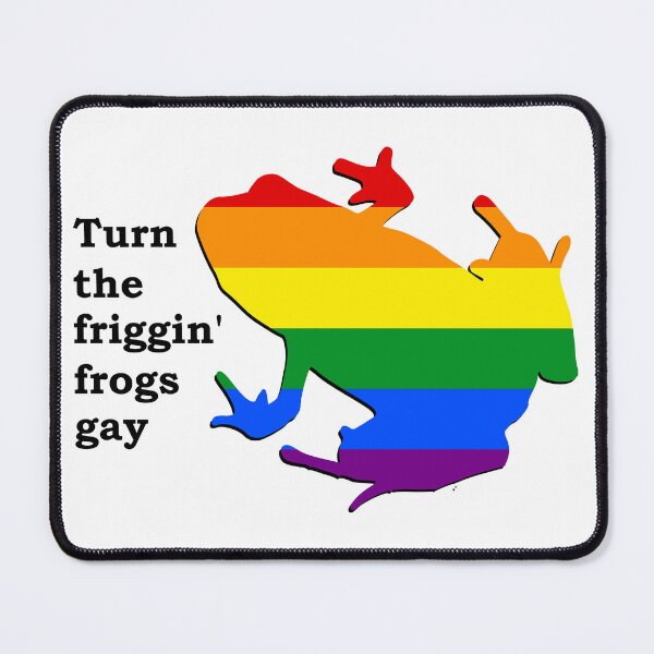 Item preview, Turn the friggin frogs gay designed and sold by Toadtally.