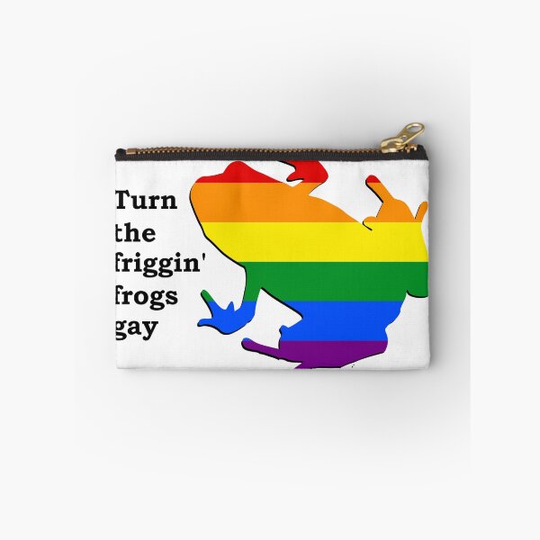 Item preview, Turn the friggin frogs gay designed and sold by Toadtally.