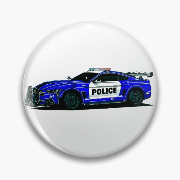 Item preview, Exclusive drawing modified legendary movie muscle car Police Saleen S281 V8 To Punish and Enslave designed and sold by Cars23.