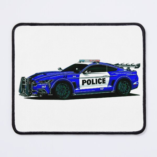 Item preview, Exclusive drawing modified legendary movie muscle car Police Saleen S281 V8 To Punish and Enslave designed and sold by Cars23.