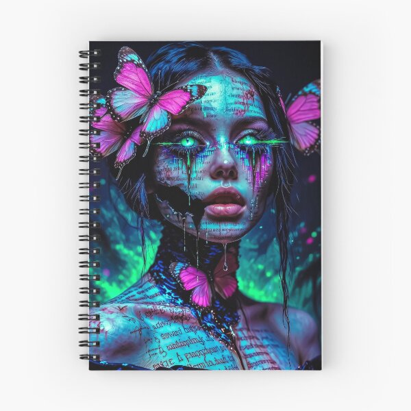 Item preview, Momento: Neon‑Lit Cyber‑Fantasy Portrait designed and sold by Insomnia Art Designs.