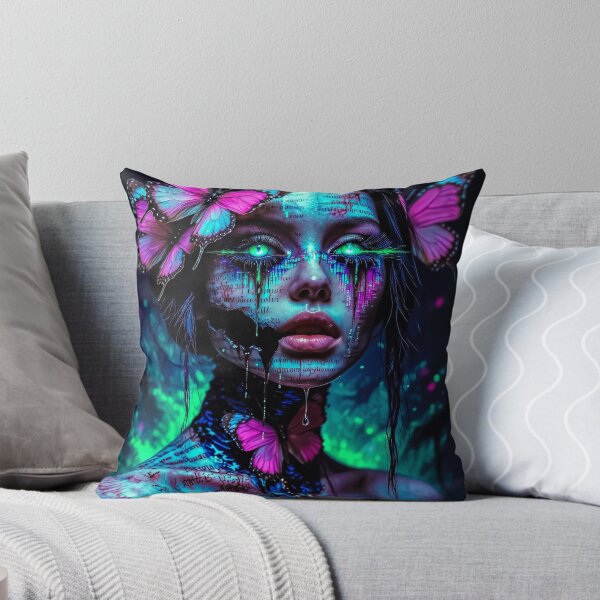 Item preview, Momento: Neon‑Lit Cyber‑Fantasy Portrait designed and sold by Insomnia Art Designs.