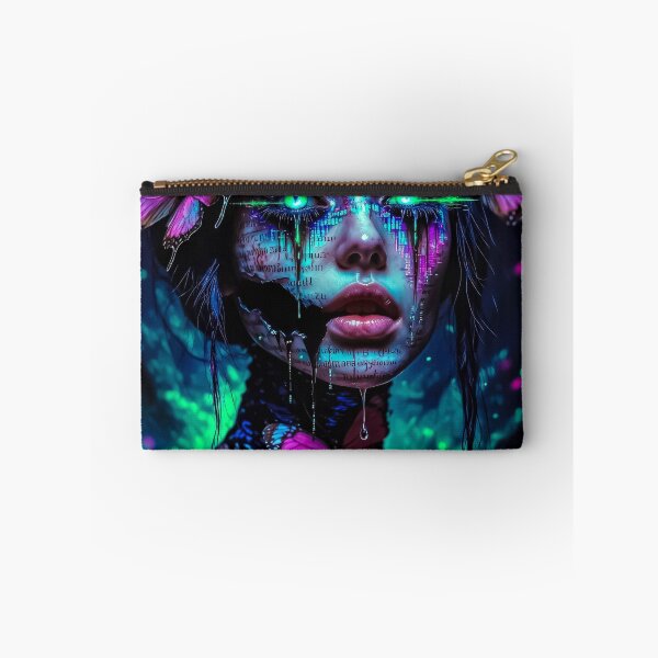 Item preview, Momento: Neon‑Lit Cyber‑Fantasy Portrait designed and sold by Insomnia Art Designs.