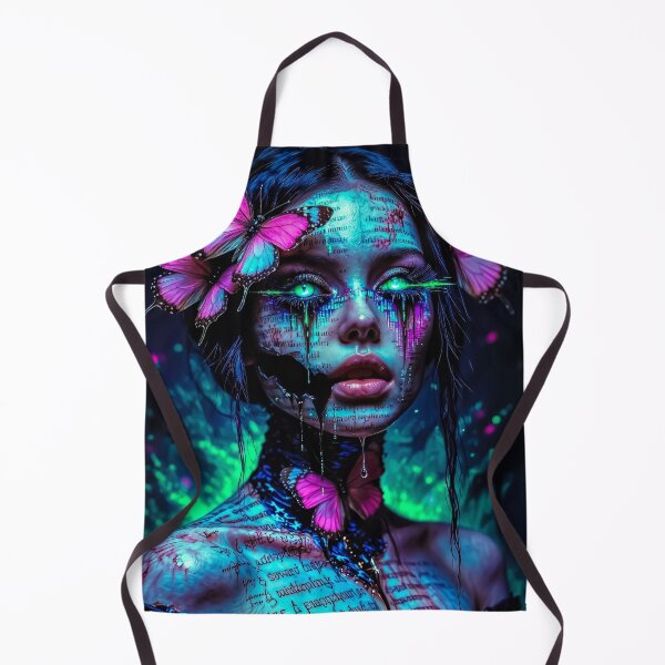 Item preview, Momento: Neon‑Lit Cyber‑Fantasy Portrait designed and sold by Insomnia Art Designs.