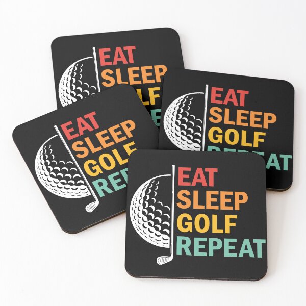 Item preview, Eat Sleep Golf Repeat designed and sold by BuxomBabe21.