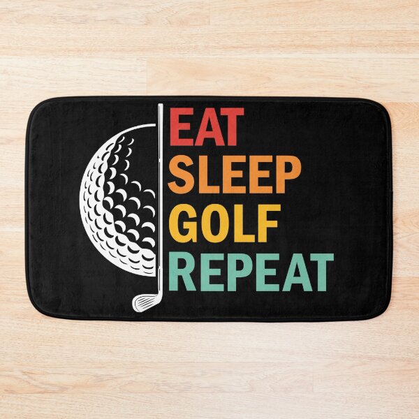 Item preview, Eat Sleep Golf Repeat designed and sold by BuxomBabe21.